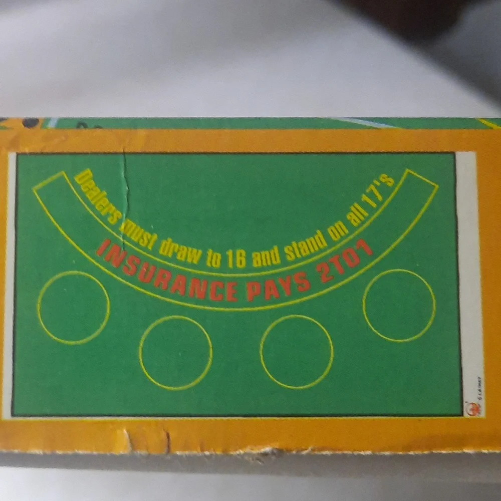 Vintage Mini Casino dice and card games